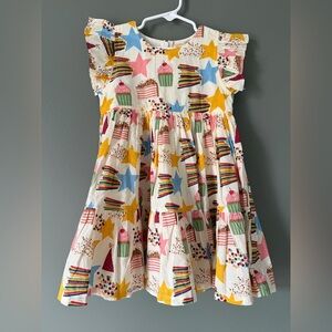 Pink Chicken Girls Jennifer Dress Birthday Star Toddler 3Y NWT